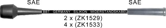 BBT ZK1533 - Комплект проводів запалювання autocars.com.ua