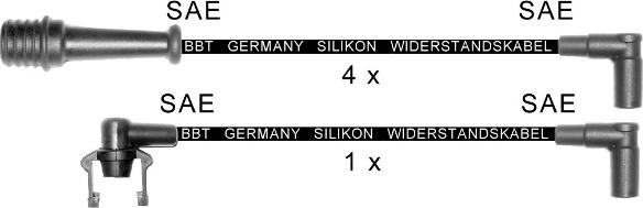 BBT ZK1542 - Комплект проводів запалювання autocars.com.ua