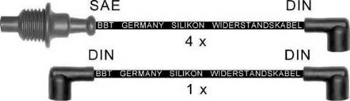 BBT ZK1556 - Комплект проводів запалювання autocars.com.ua