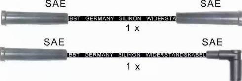 BBT ZK1560 - Комплект проводів запалювання autocars.com.ua