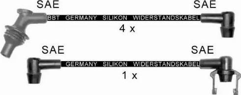 BBT ZK1575 - Комплект проводів запалювання autocars.com.ua