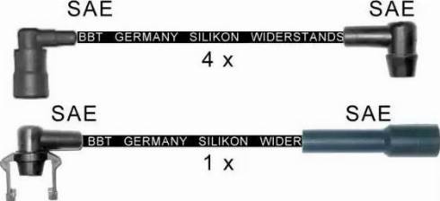 BBT ZK1579 - Комплект проводів запалювання autocars.com.ua