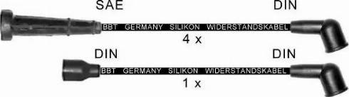 BBT ZK1674 - Комплект проводів запалювання autocars.com.ua