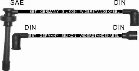 BBT ZK1732 - Комплект проводов зажигания autodnr.net