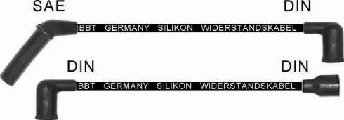 BBT ZK1229 - Комплект проводів запалювання autocars.com.ua