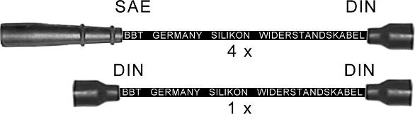 BBT ZK1766 - Комплект проводів запалювання autocars.com.ua