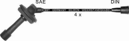 BBT ZK1916 - Комплект проводів запалювання autocars.com.ua