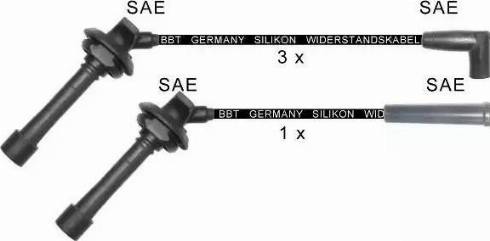 BBT ZK1927 - Комплект проводів запалювання autocars.com.ua