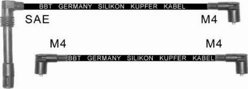 BBT ZK354 - Комплект проводів запалювання autocars.com.ua
