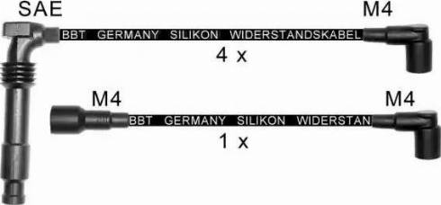 BBT ZK734 - Комплект проводов зажигания autodnr.net