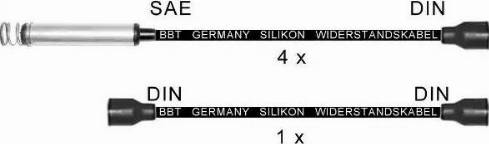BBT ZK784 - Комплект проводов зажигания autodnr.net