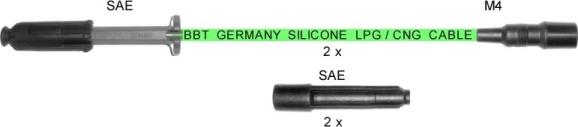 BBT ZKG0444 - Комплект проводів запалювання autocars.com.ua