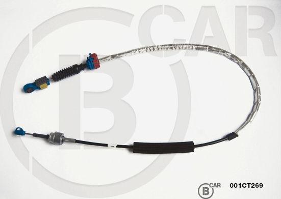 B CAR 001CT269 - Трос, ступінчаста коробка передач autocars.com.ua