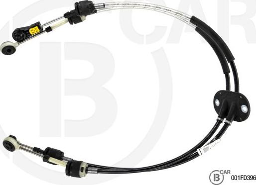 B CAR 001FD396 - Трос, ступінчаста коробка передач autocars.com.ua
