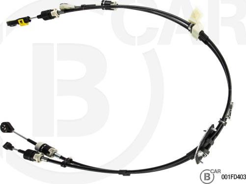 B CAR 001FD403 - Трос, ступінчаста коробка передач autocars.com.ua