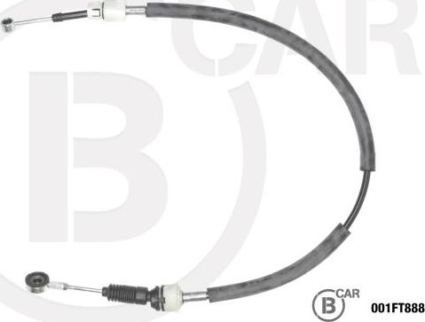 B CAR 001FT888 - Трос, ступінчаста коробка передач autocars.com.ua