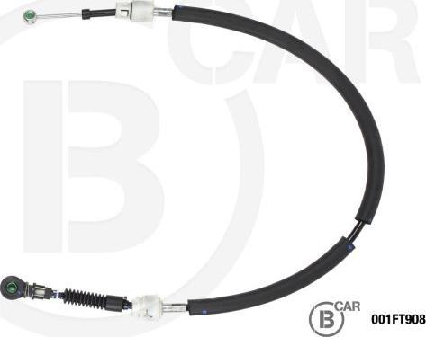 B CAR 001FT908 - Трос, ступінчаста коробка передач autocars.com.ua