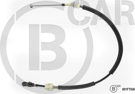 B CAR 001FT926 - Трос, ступінчаста коробка передач autocars.com.ua