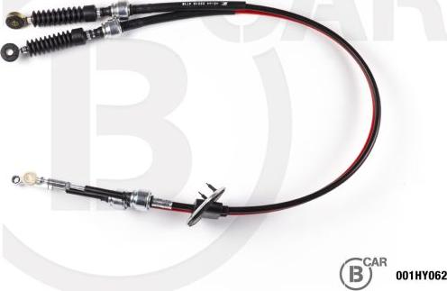 B CAR 001HY062 - Трос, ступінчаста коробка передач autocars.com.ua