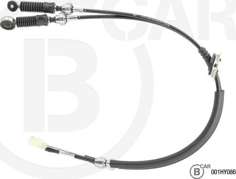 B CAR 001HY086 - Трос, ступінчаста коробка передач autocars.com.ua