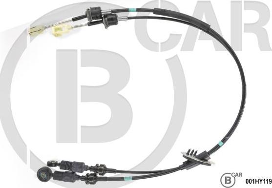 B CAR 001HY119 - Трос, ступінчаста коробка передач autocars.com.ua