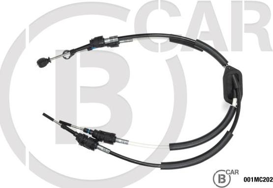 B CAR 001MC202 - Трос, ступенчатая коробка передач avtokuzovplus.com.ua