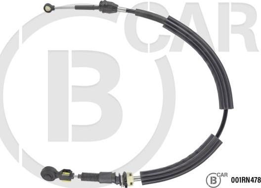 B CAR 001RN478 - Трос, ступінчаста коробка передач autocars.com.ua