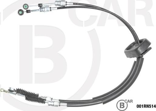 B CAR 001RN514 - Трос, ступінчаста коробка передач autocars.com.ua