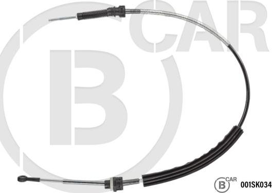 B CAR 001SK034 - Трос, ступінчаста коробка передач autocars.com.ua