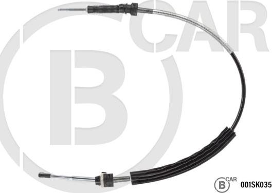 B CAR 001SK035 - Трос, ступінчаста коробка передач autocars.com.ua
