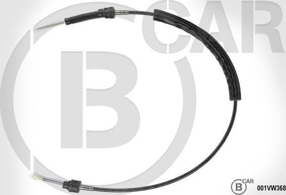B CAR 001VW368 - Трос, ступінчаста коробка передач autocars.com.ua