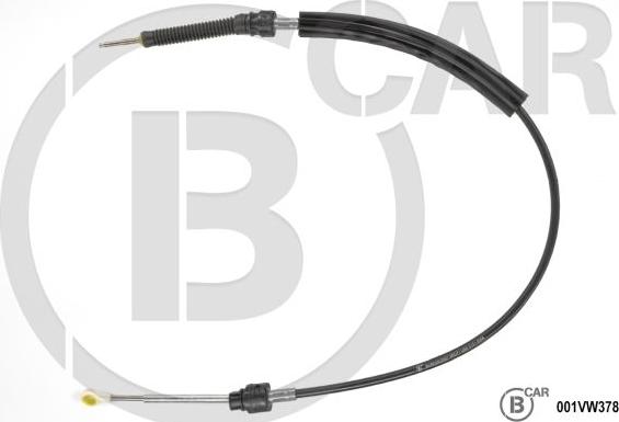 B CAR 001vw378 - Трос, ступінчаста коробка передач autocars.com.ua