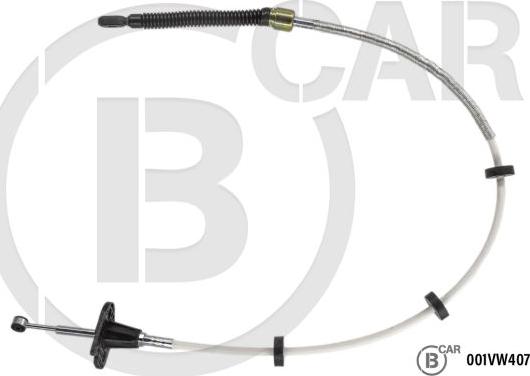 B CAR 001VW407 - Трос, ступінчаста коробка передач autocars.com.ua
