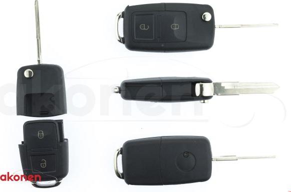 B CAR 004VW002 - Корпус, автоключ avtokuzovplus.com.ua