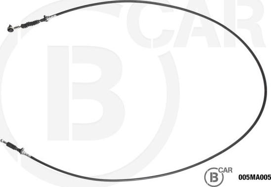 B CAR 005MA005 - Трос, ступінчаста коробка передач autocars.com.ua