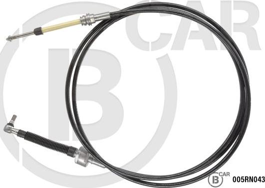 B CAR 005RN043 - Трос, ступінчаста коробка передач autocars.com.ua