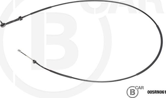 B CAR 005RN061 - Трос, ступінчаста коробка передач autocars.com.ua