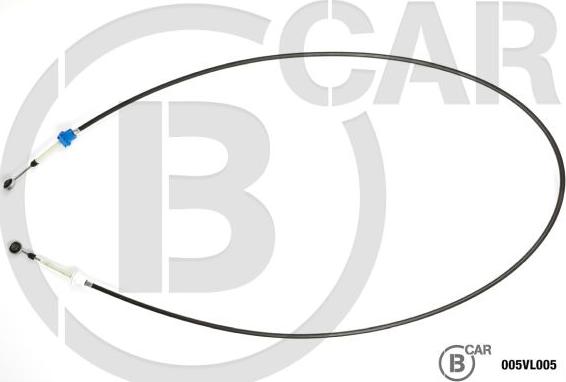 B CAR 005VL005 - Трос, ступінчаста коробка передач autocars.com.ua