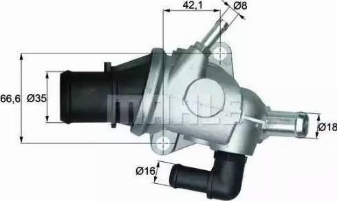 Behr TI 125 88 - Термостат, охлаждающая жидкость autodnr.net