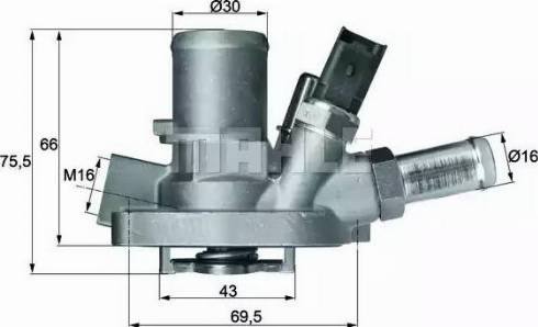 Behr TI 147 80 - Термостат, охлаждающая жидкость autodnr.net