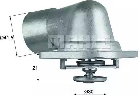 Behr TI 46 92D - Термостат, охлаждающая жидкость autodnr.net