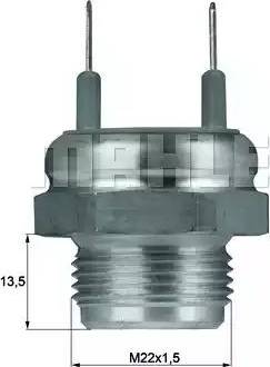 Behr TSW 2 - Термовимикач, вентилятор радіатора / кондиціонера autocars.com.ua
