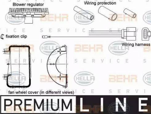 BEHR HELLA Service 5HL 351 320-801 - Регулятор, вентилятор салона autodnr.net