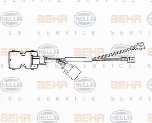 BEHR HELLA Service 5HL 351 321-021 - Регулятор, вентилятор салону autocars.com.ua