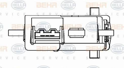 BEHR HELLA Service 6NW 351 345-211 - Регулировочный элемент, смесительный клапан autodnr.net