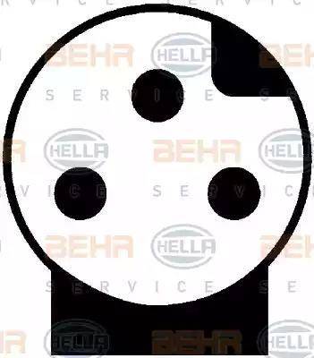 BEHR HELLA Service 8EW 009 158-721 - Вентилятор, охолодження двигуна autocars.com.ua