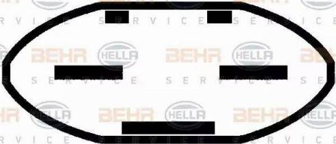 BEHR HELLA Service 8EW 009 158-771 - Вентилятор, охолодження двигуна autocars.com.ua