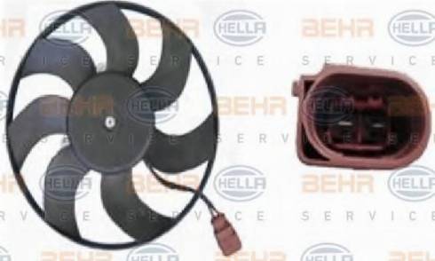 BEHR HELLA Service 8EW 351 039-201 - Вентилятор, охлаждение двигателя autodnr.net