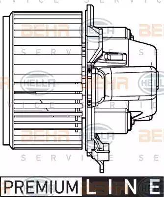 BEHR HELLA Service 8EW 351 039-331 - Вентилятор салону autocars.com.ua