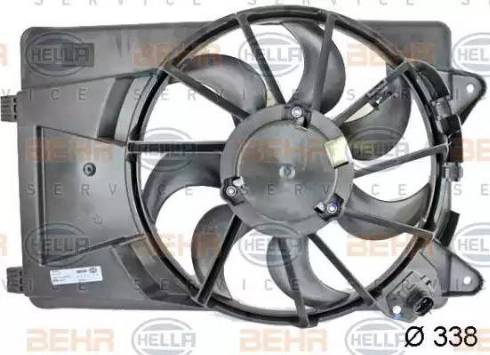 BEHR HELLA Service 8EW 351 042-561 - Вентилятор, охолодження двигуна autocars.com.ua